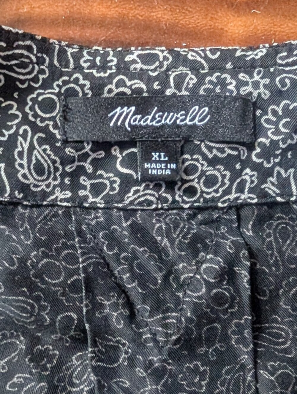 Madewell Pleated Short-Sleeve Floral Summer Crop Top - Picture 3 of 7